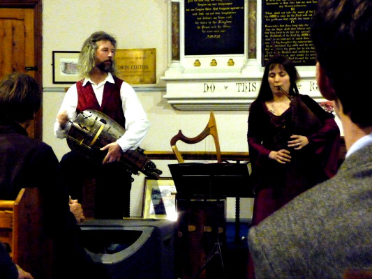 Hurdy-gurdies, pipes and more, a really interesting concert. 