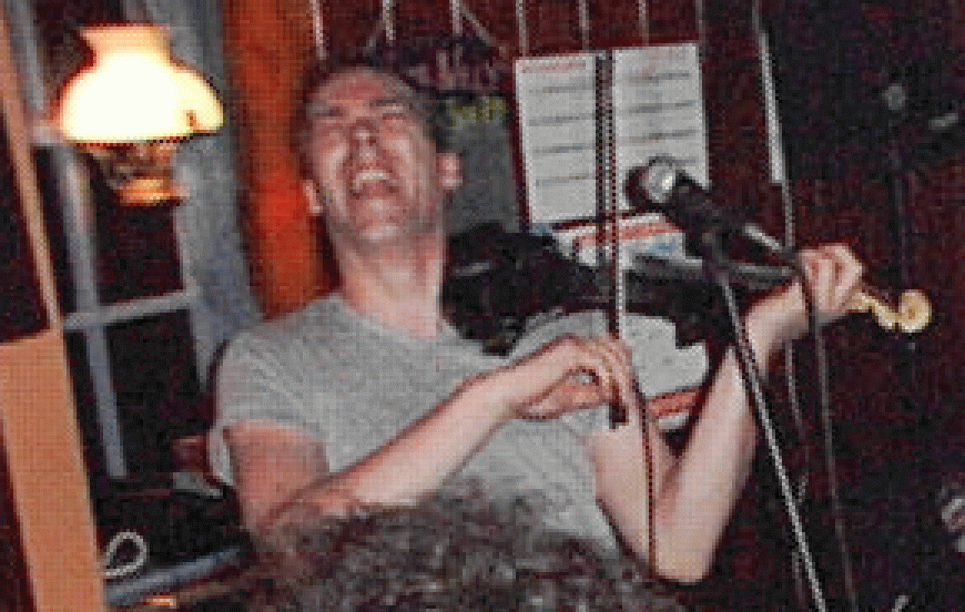 Kevin Smith at the King William IV in Canterbury, Nov. 2001